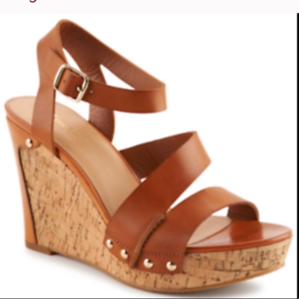 Limelight strappy wedge sandals